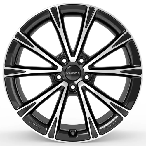 Dezent AR dark Black/polished 7,5x18 5x108 ET50 CB63,4 60° 780 kg TARFHBP505E