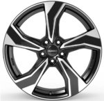 Dezent KB dark Black/polished 6x16 5x114.3 ET45 CB60,1 60° 505 kg TKBO0BP45E