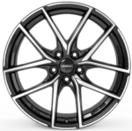 Dezent TO dark Black/polished 7x17 5x112 ET47 CB66,6 60° 585 kg TTOY8BP47E